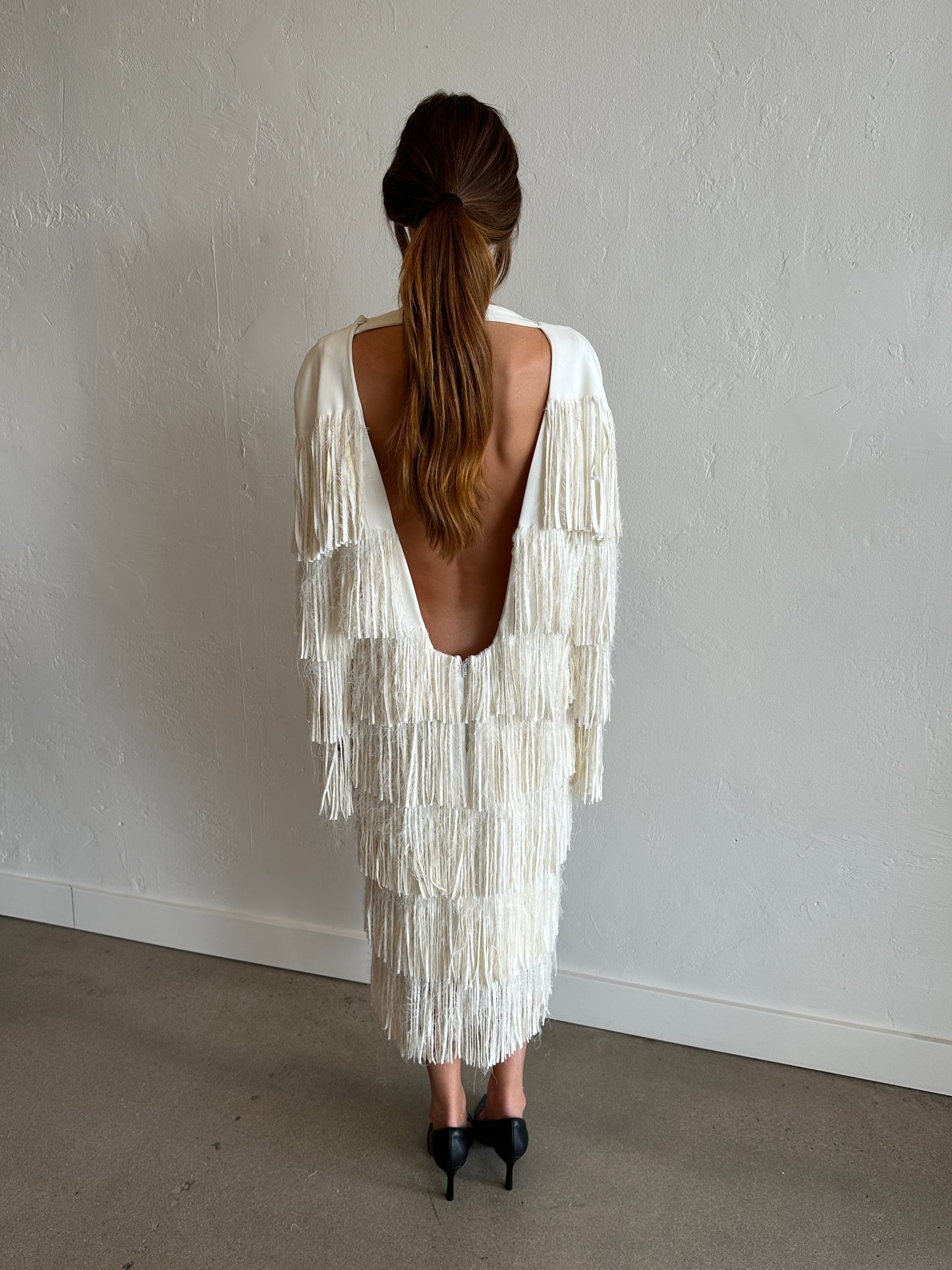 2015 Tom Ford Runway Fringe Dress