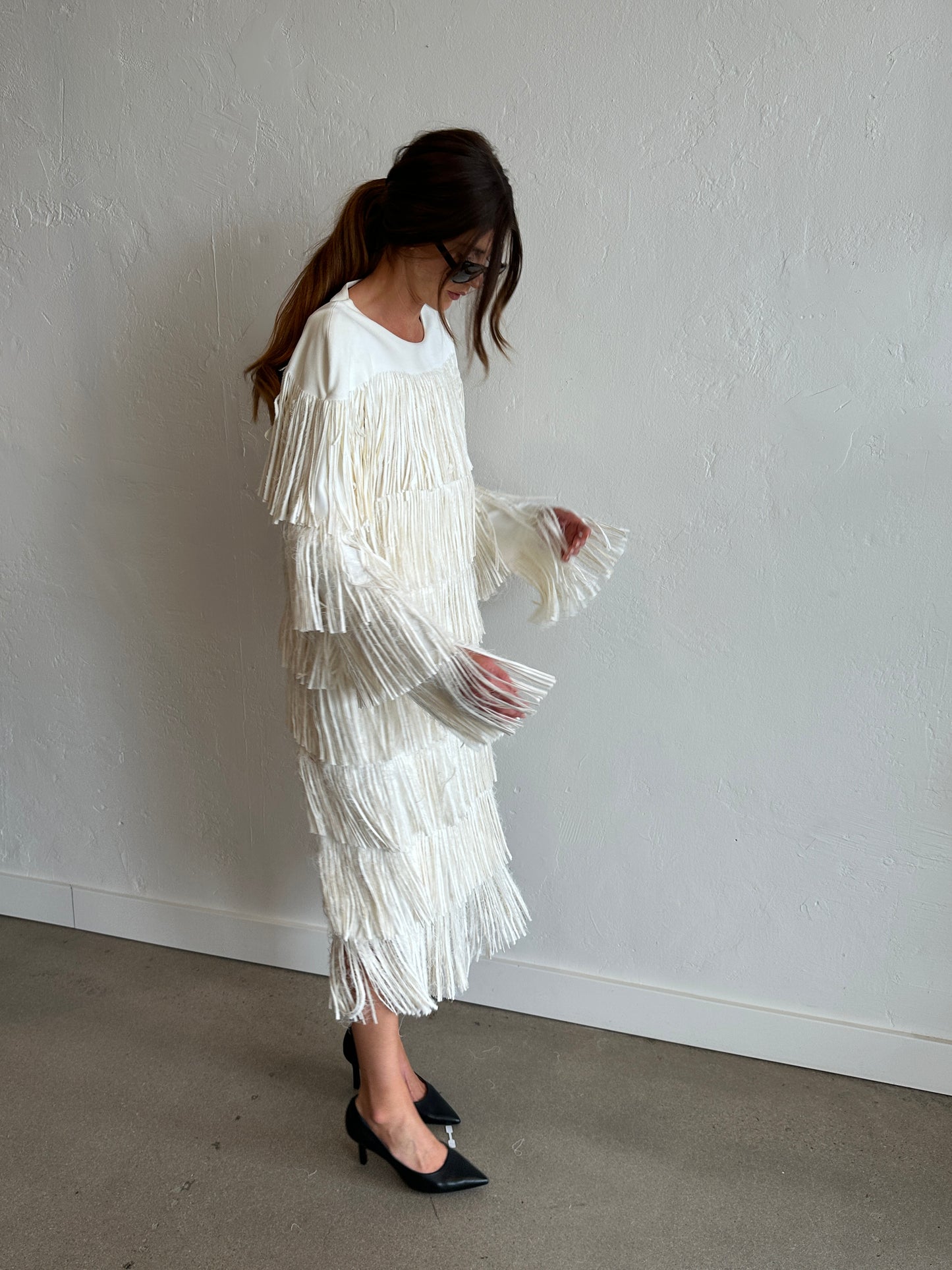 2015 Tom Ford Runway Fringe Dress