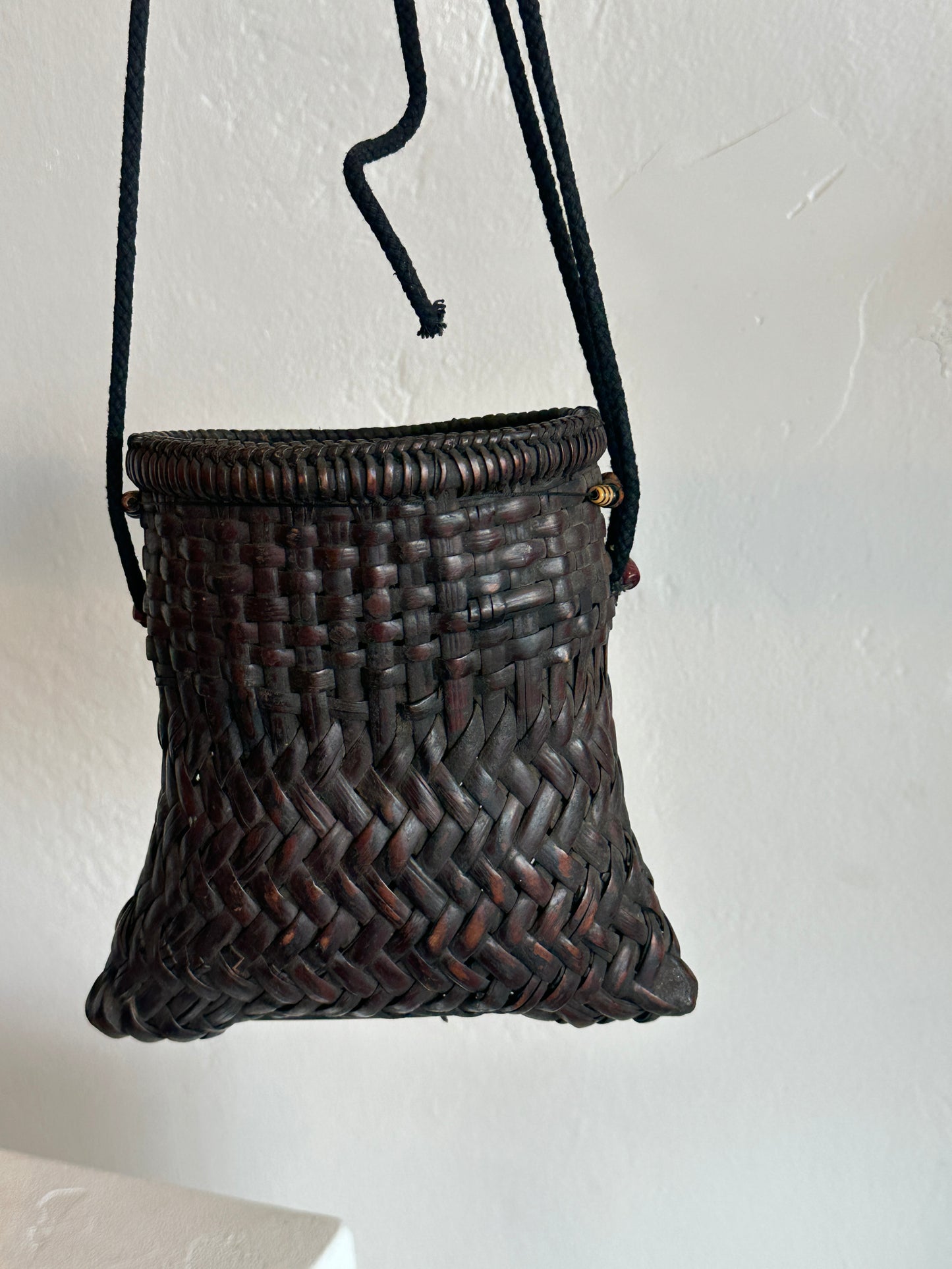 Handwoven Basket Crossbody Bag