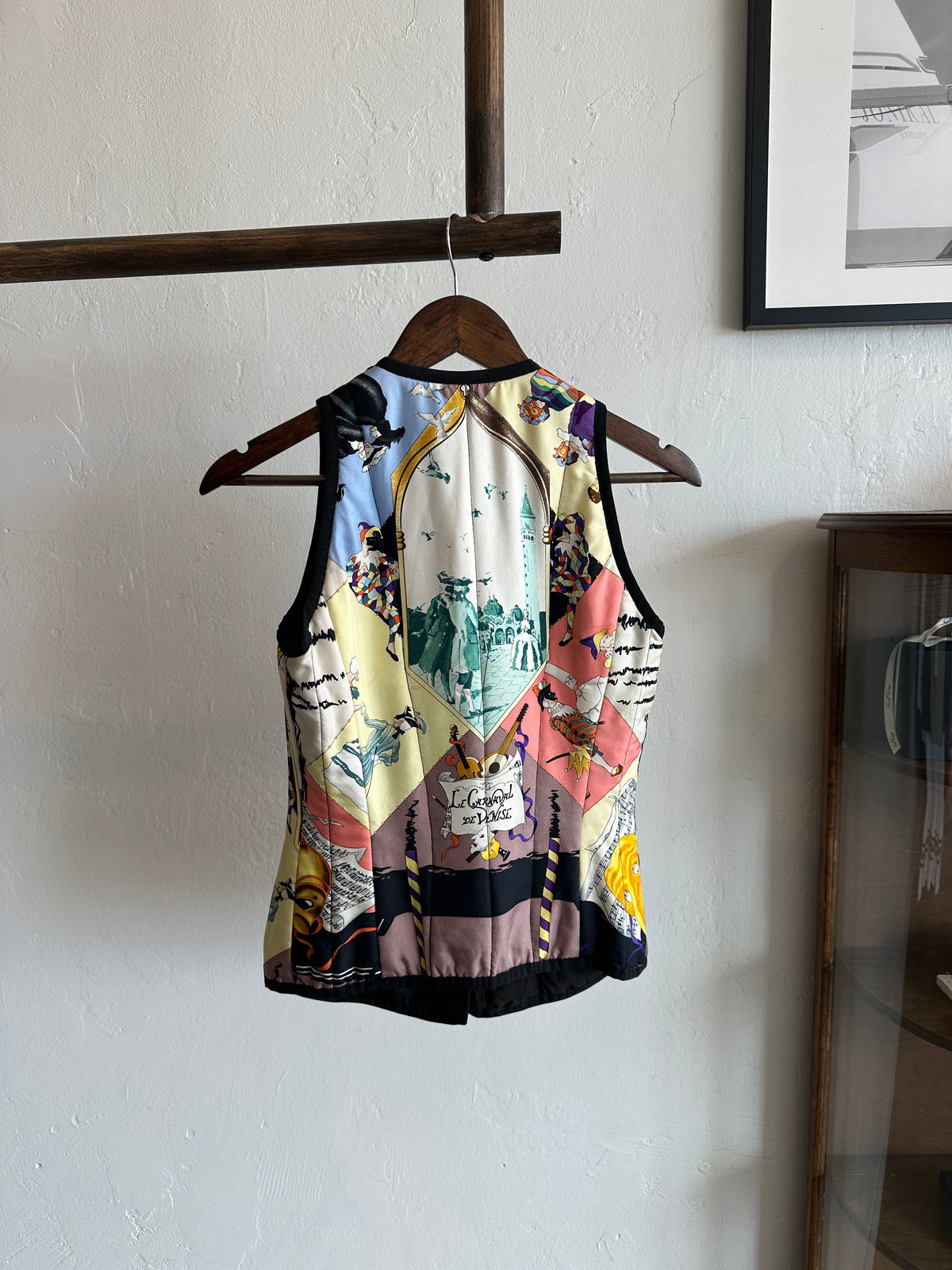 Hermès Silk Printed Vest