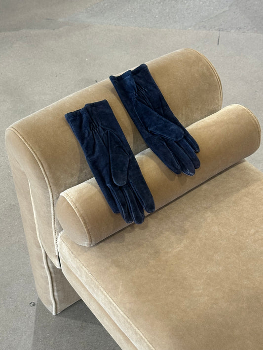 Blue Suede Gloves