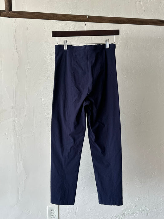 1990s Capris With Split Hem