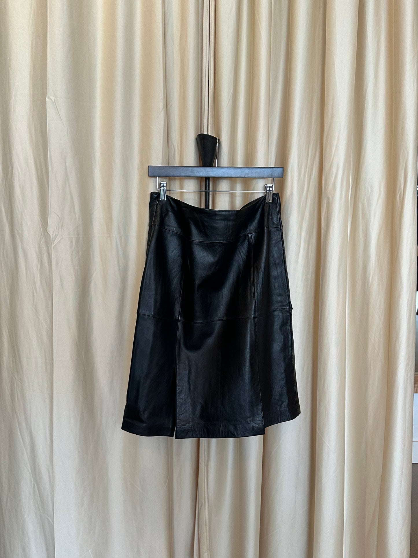 90s Leather Skirt large