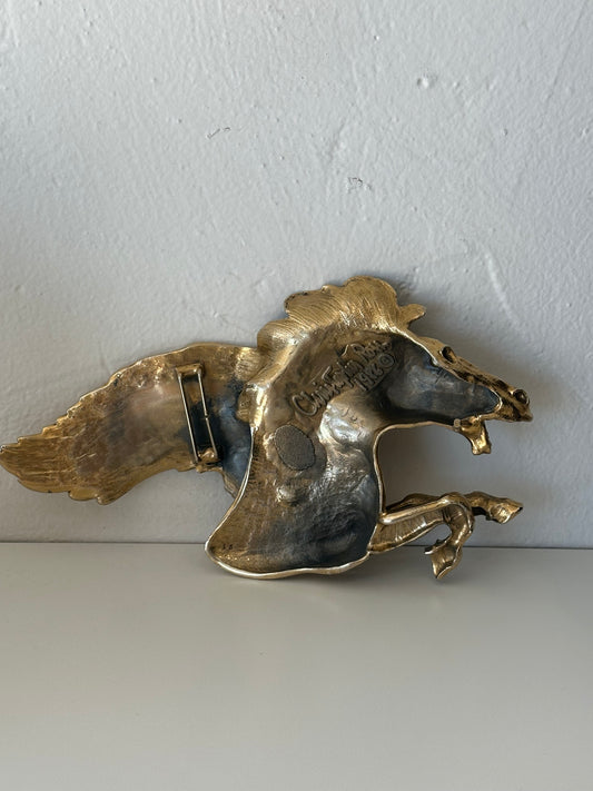 1986 Christopher Ross Pegasus Belt Buckle