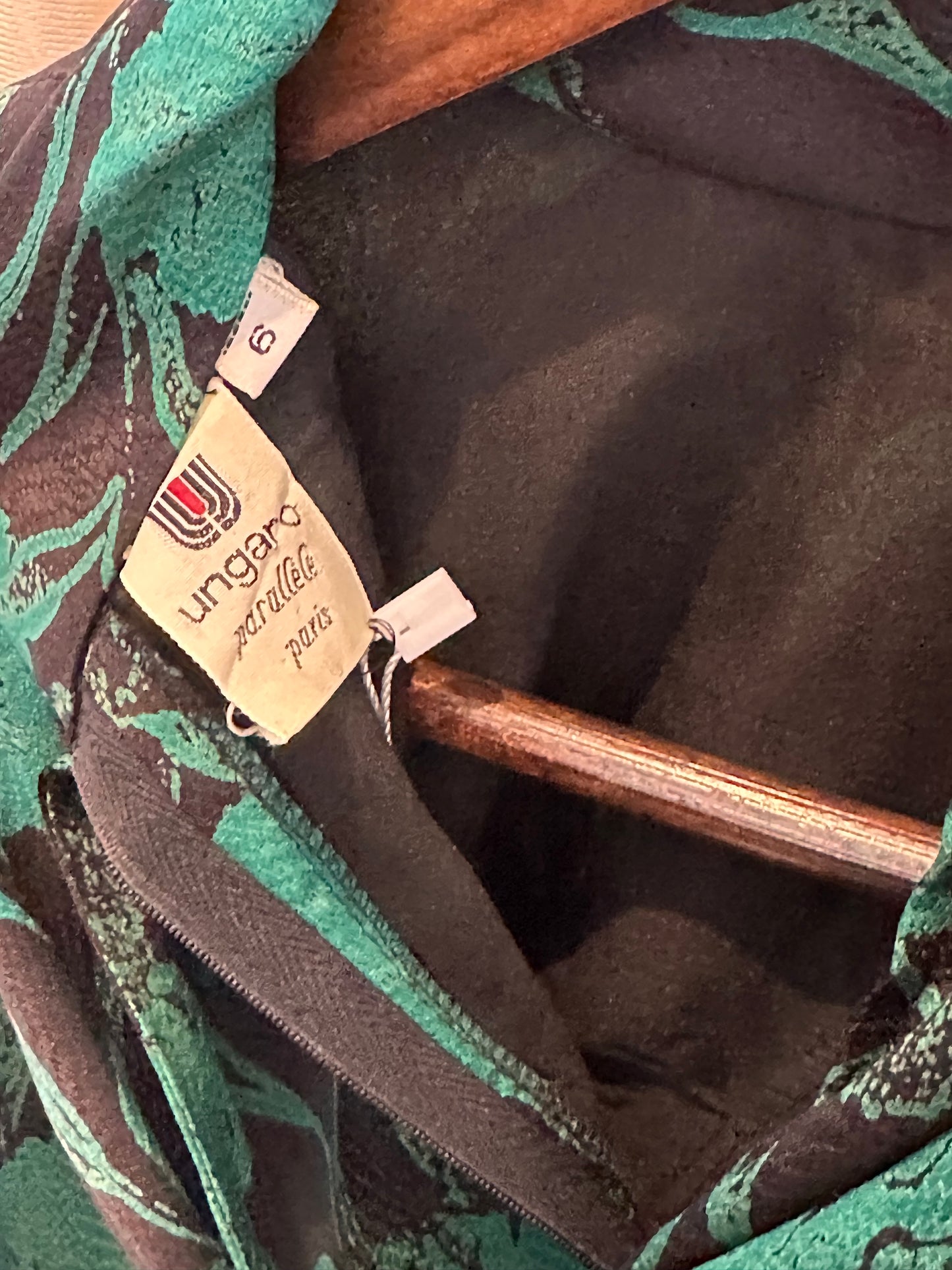 1980s Silk Ungaro Dress Made in Italy