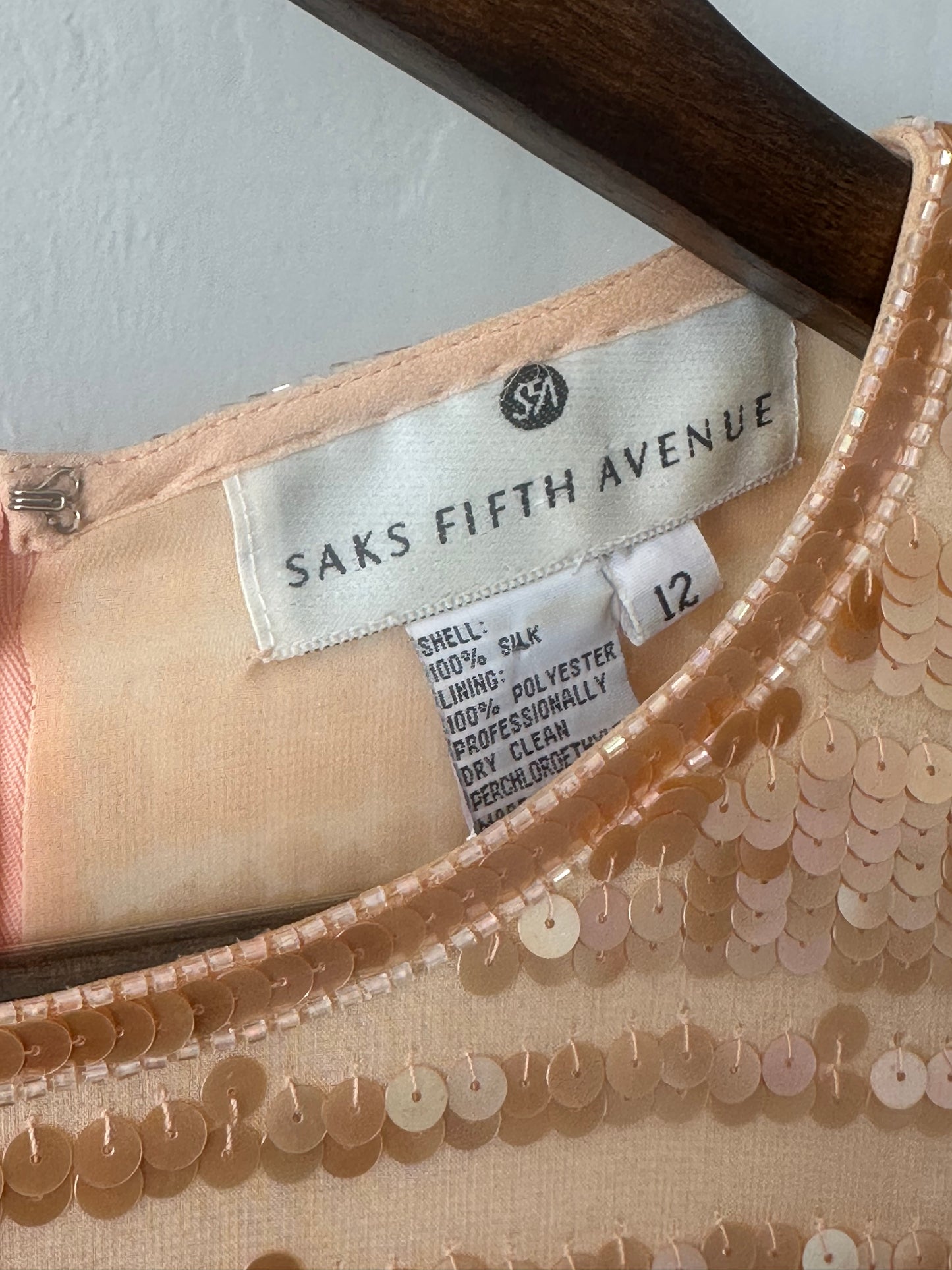 1990s Silk Saks Fifth Ave Mini