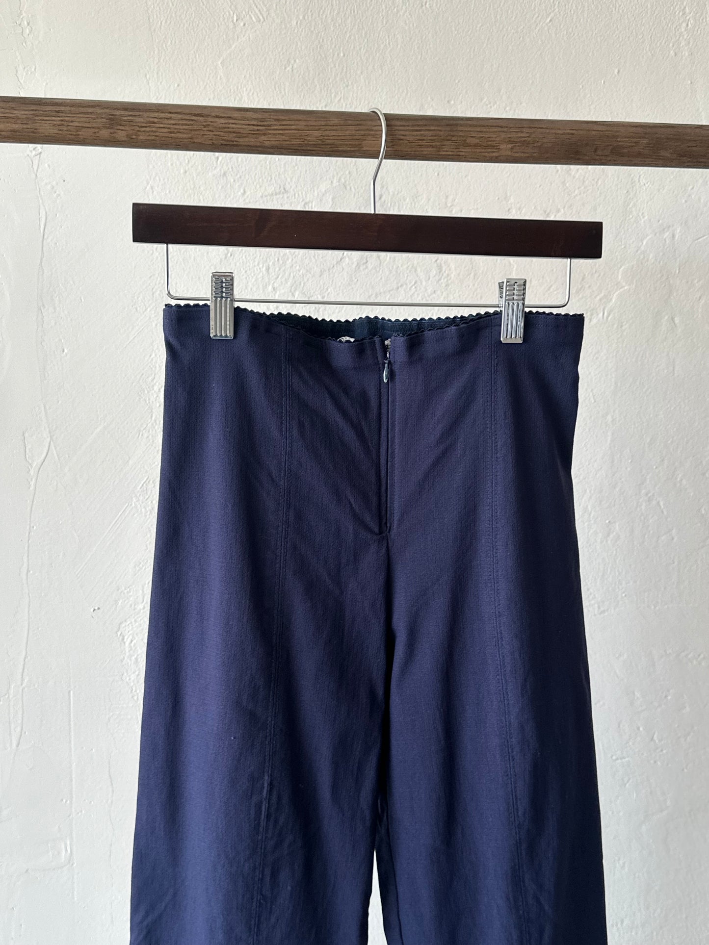 1990s Capris With Split Hem