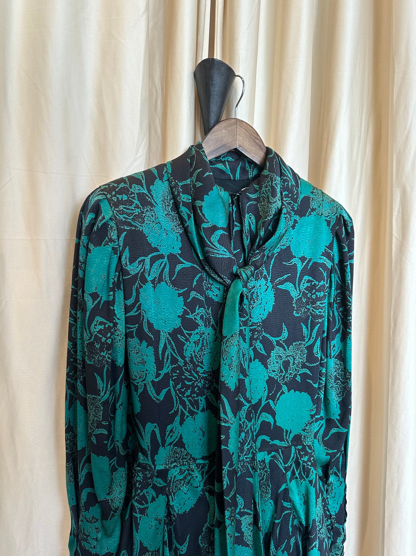 1980s Silk Ungaro Dress Made in Italy