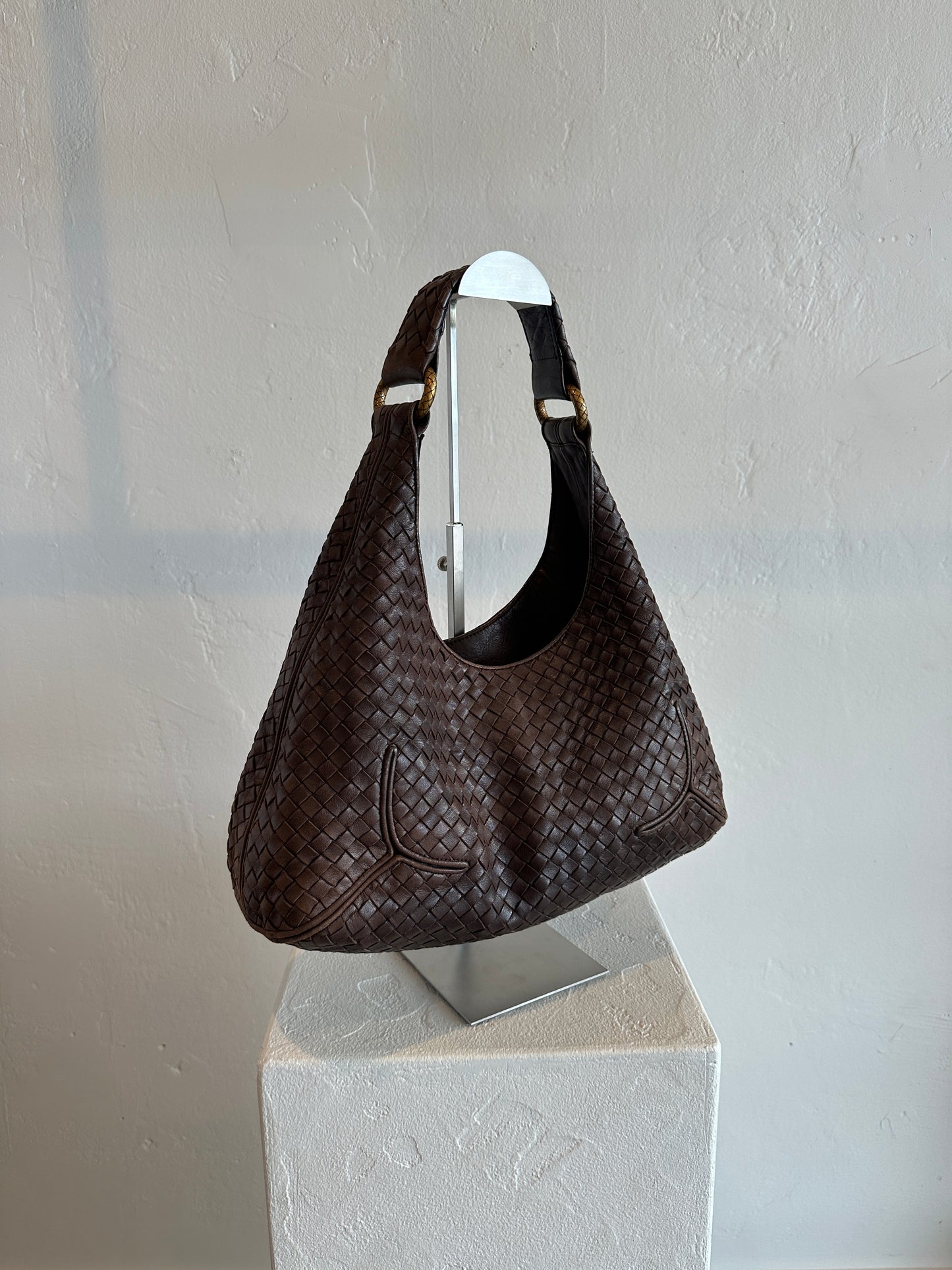 Bottega Veneta Intrecciato Leather Hobo Bag