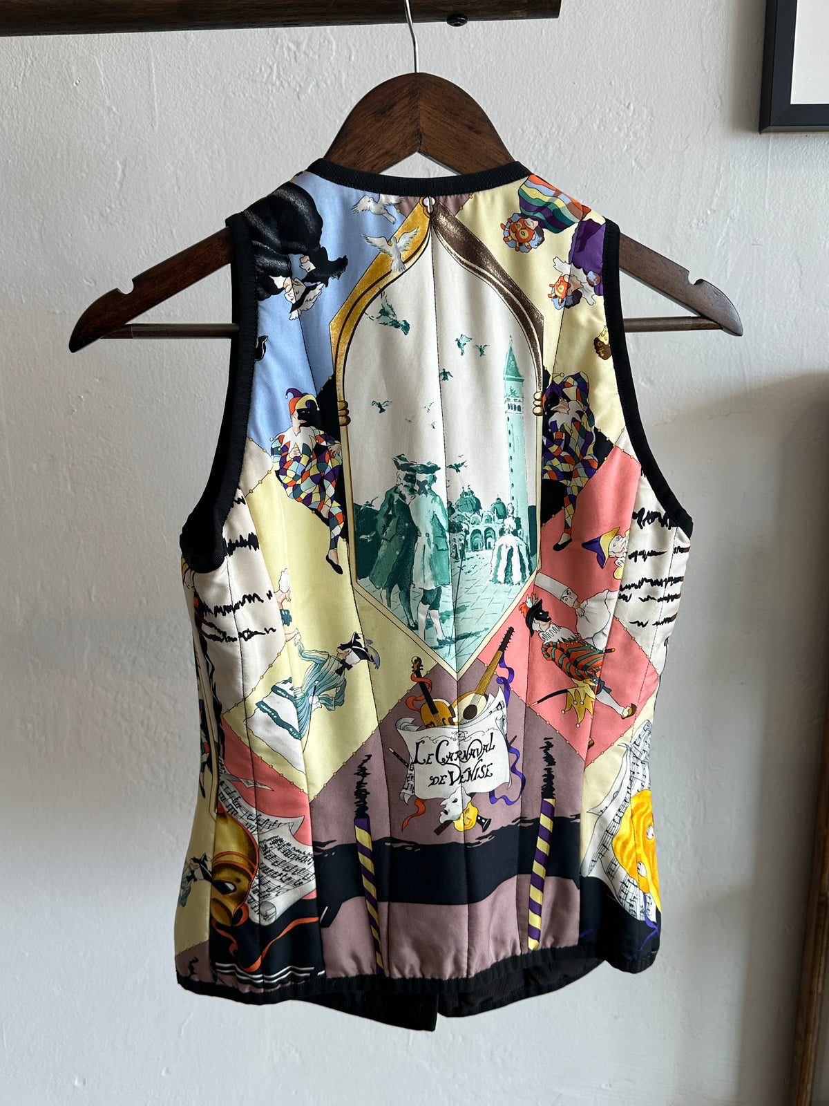 Hermès Silk Printed Vest