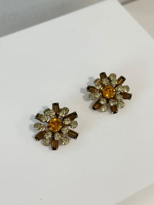 1960s Clip On Earrings