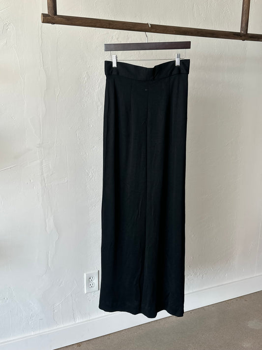 1970s Buttoned Column Maxi Skirt