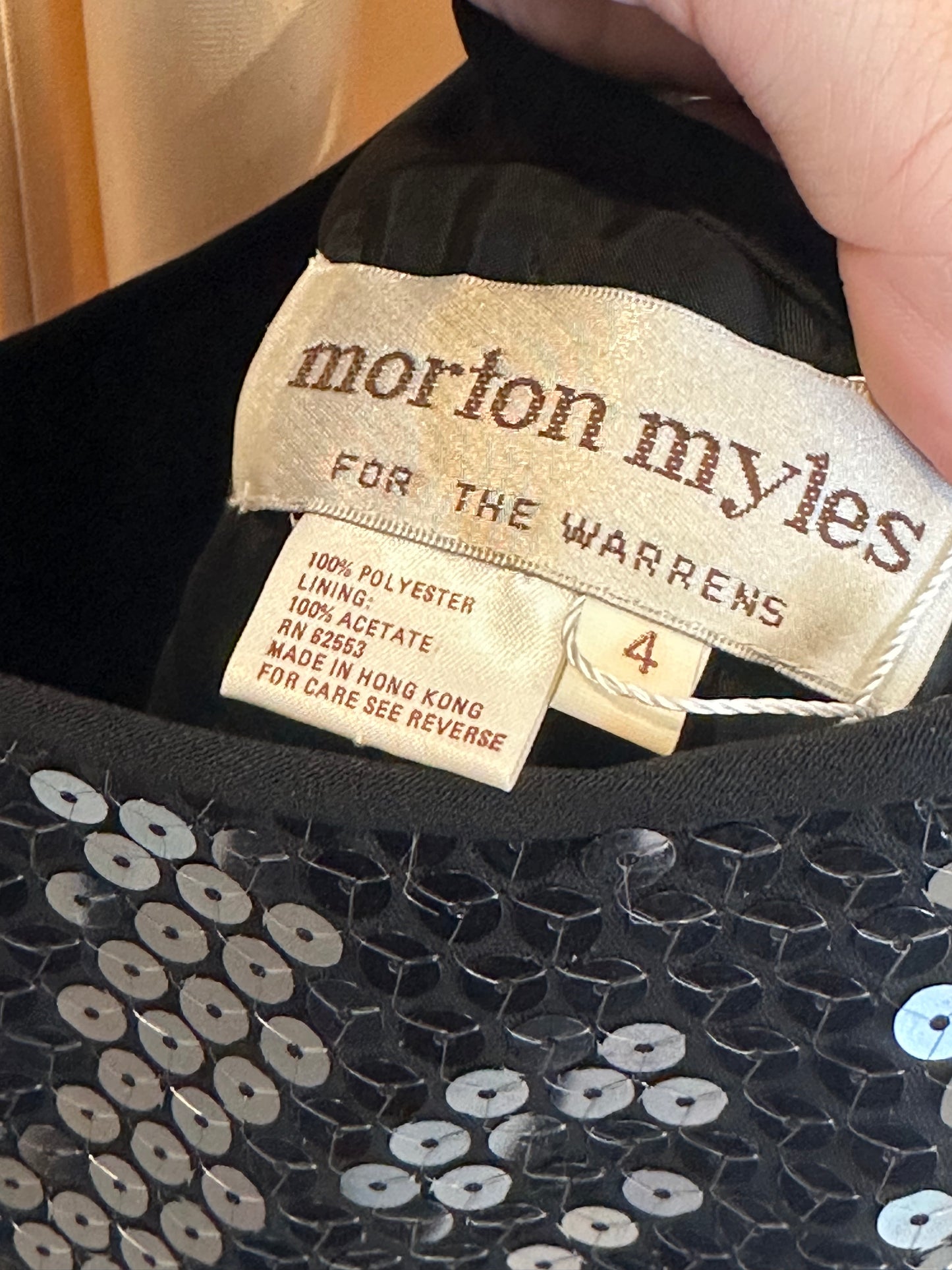 80s Sequin Party Dress  xs