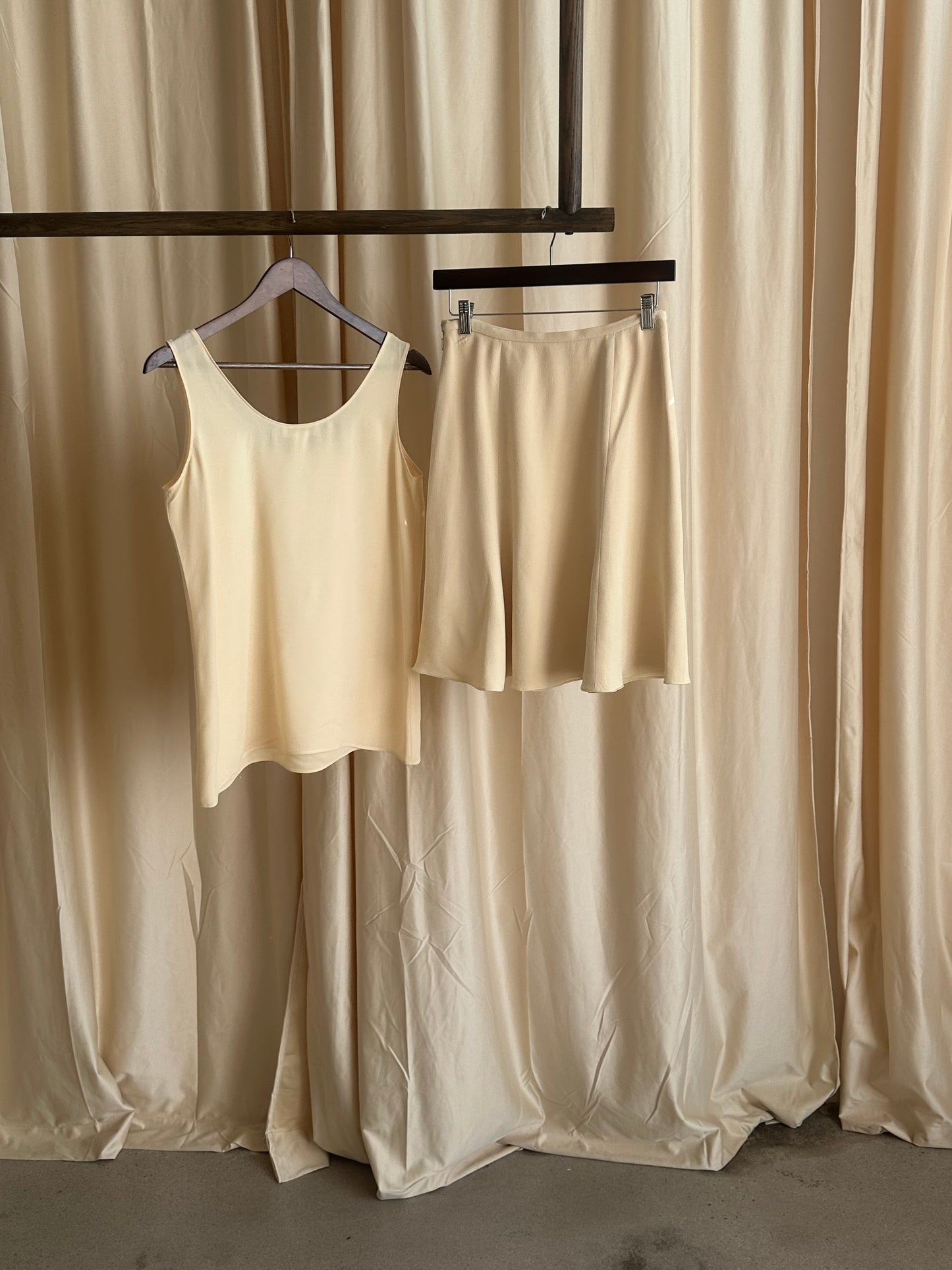 1990s Calvin Klein Silk Set