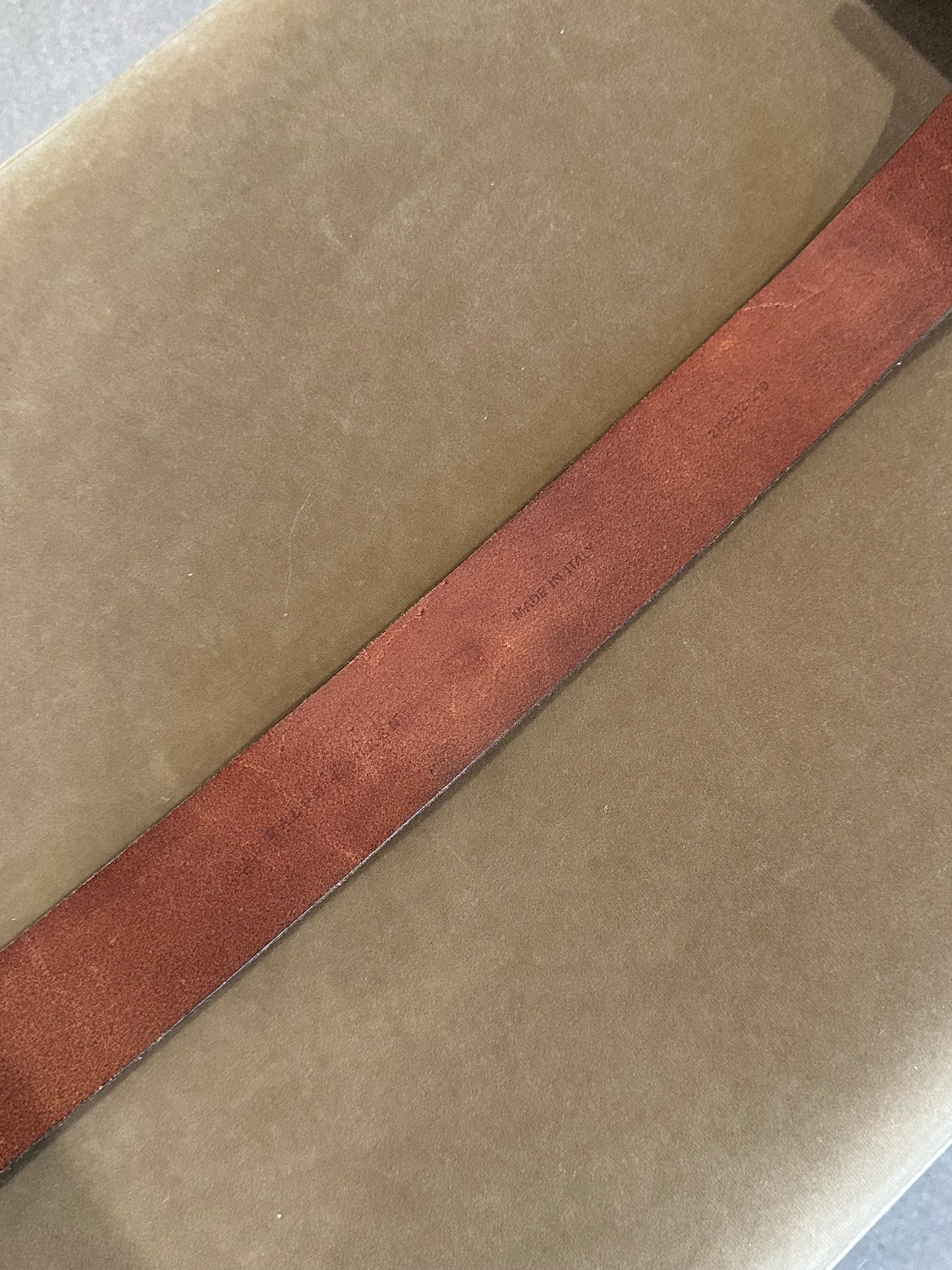 Ralph Lauren Leather Belt •Made in Italy•