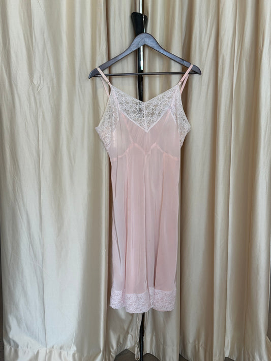 40s Blush Nightgown Sm