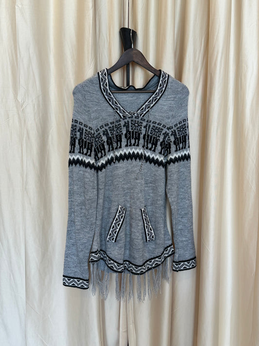 70s Alpaca Hooded Sweater