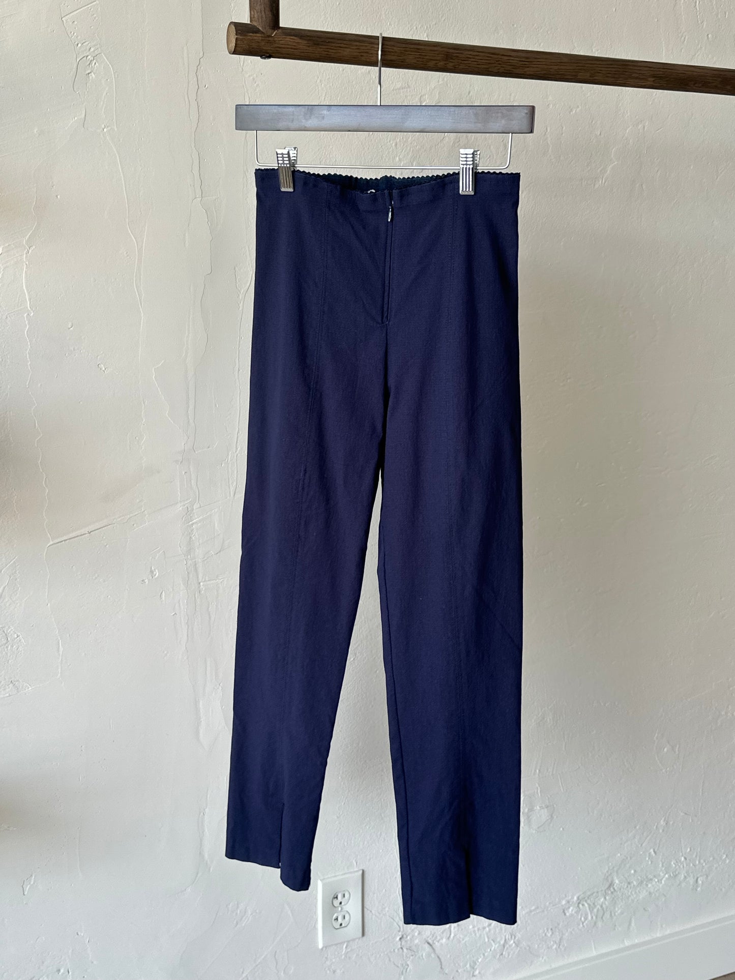 1990s Capris With Split Hem