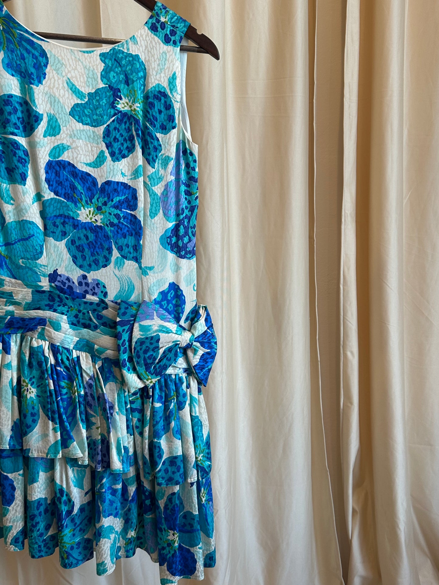 1980s St. Gillian silk dress