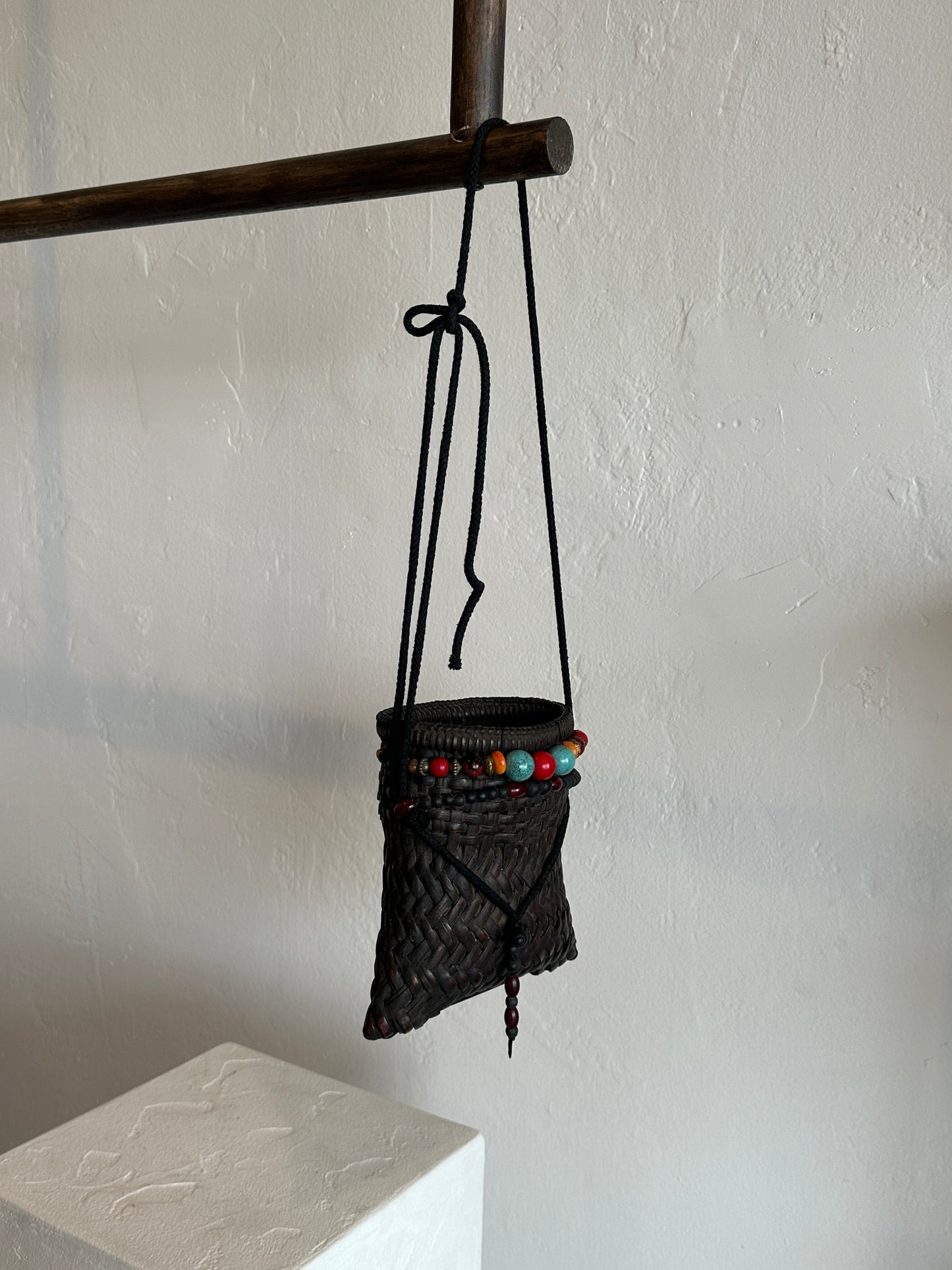Handwoven Basket Crossbody Bag