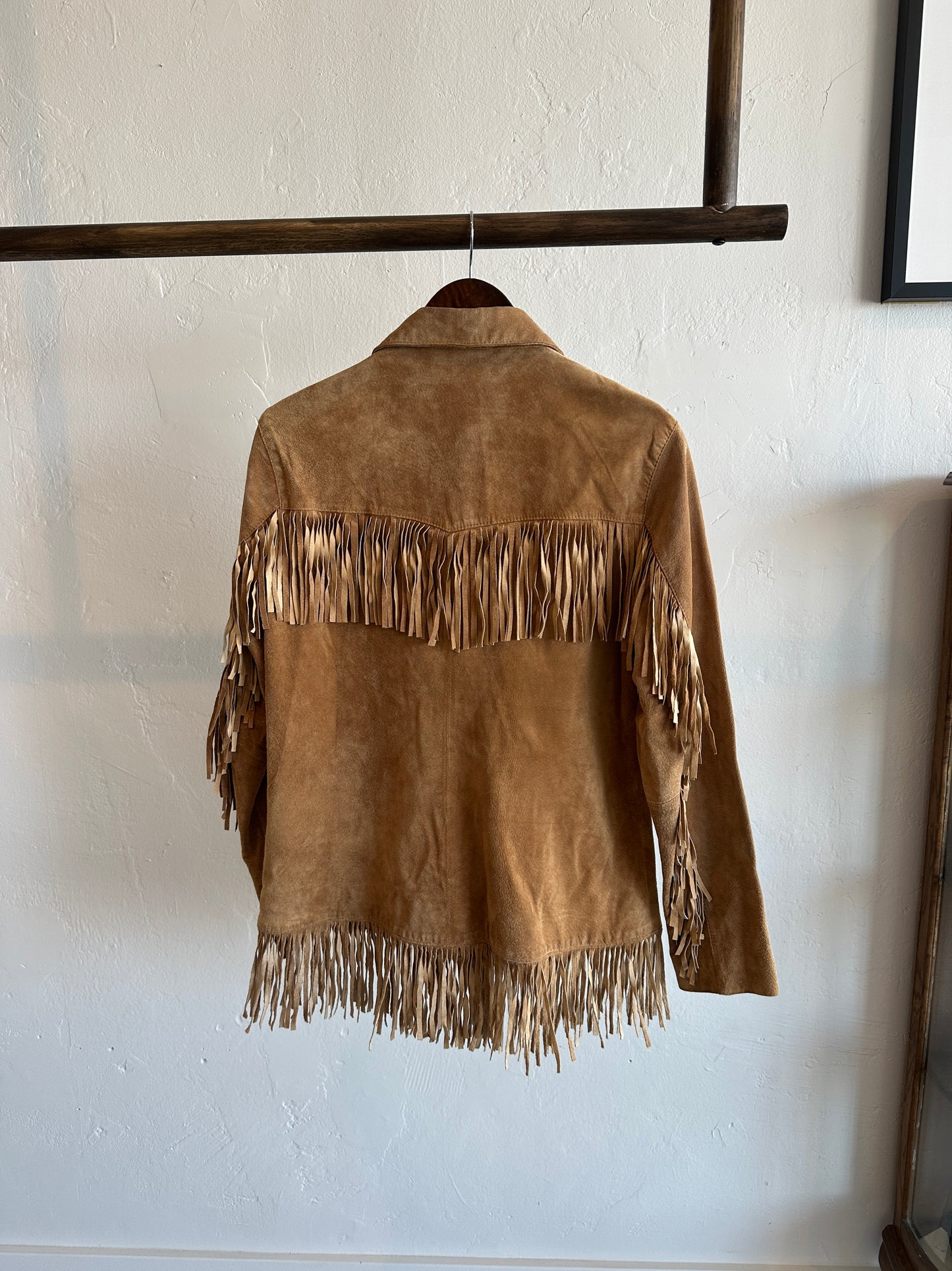Suede Fringe Jacket