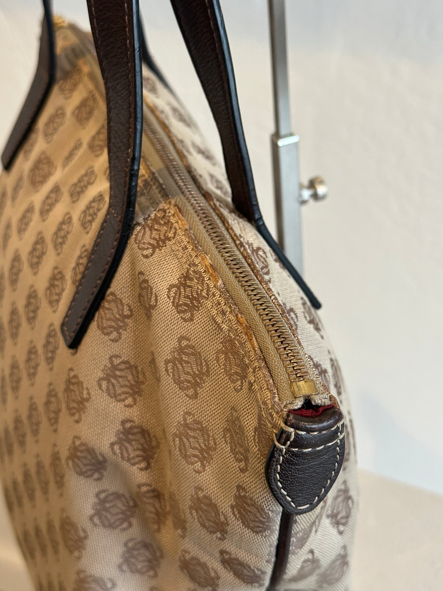 Loewe Anagram Canvas Zip Tote Bag