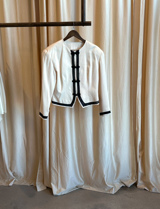 1990s Silk + Wool Blend Blazer