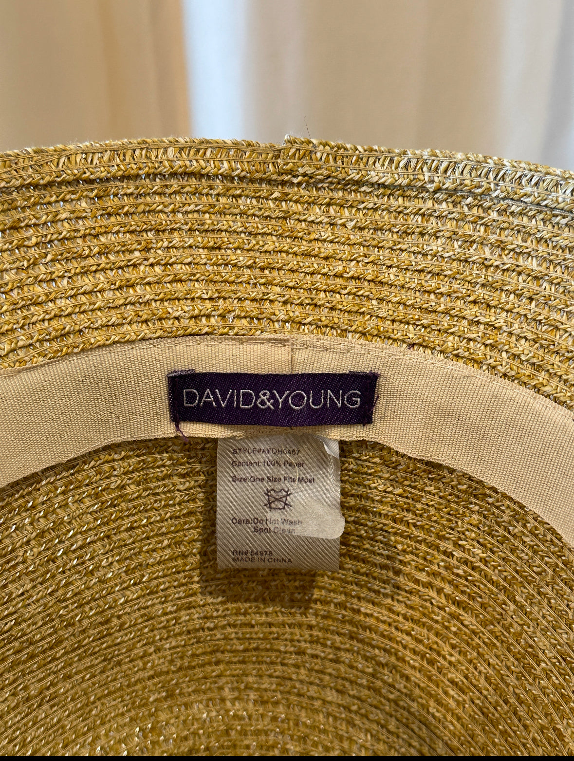 Woven Raffia Bucket Hat