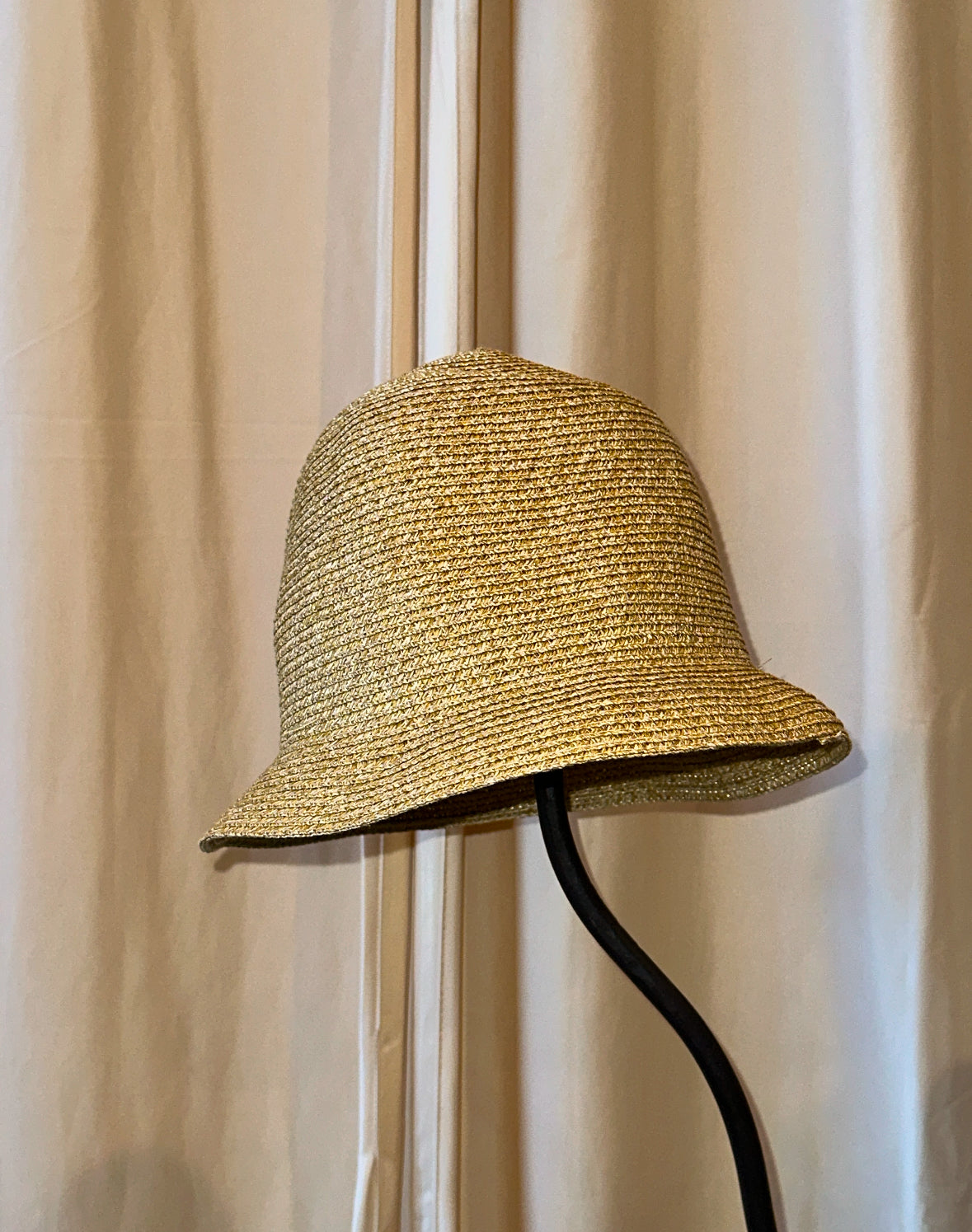 Woven Raffia Bucket Hat