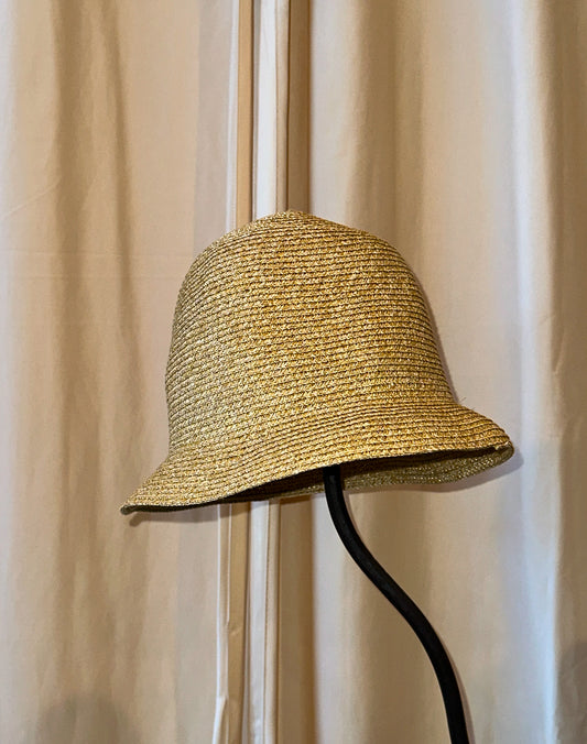 Woven Raffia Bucket Hat