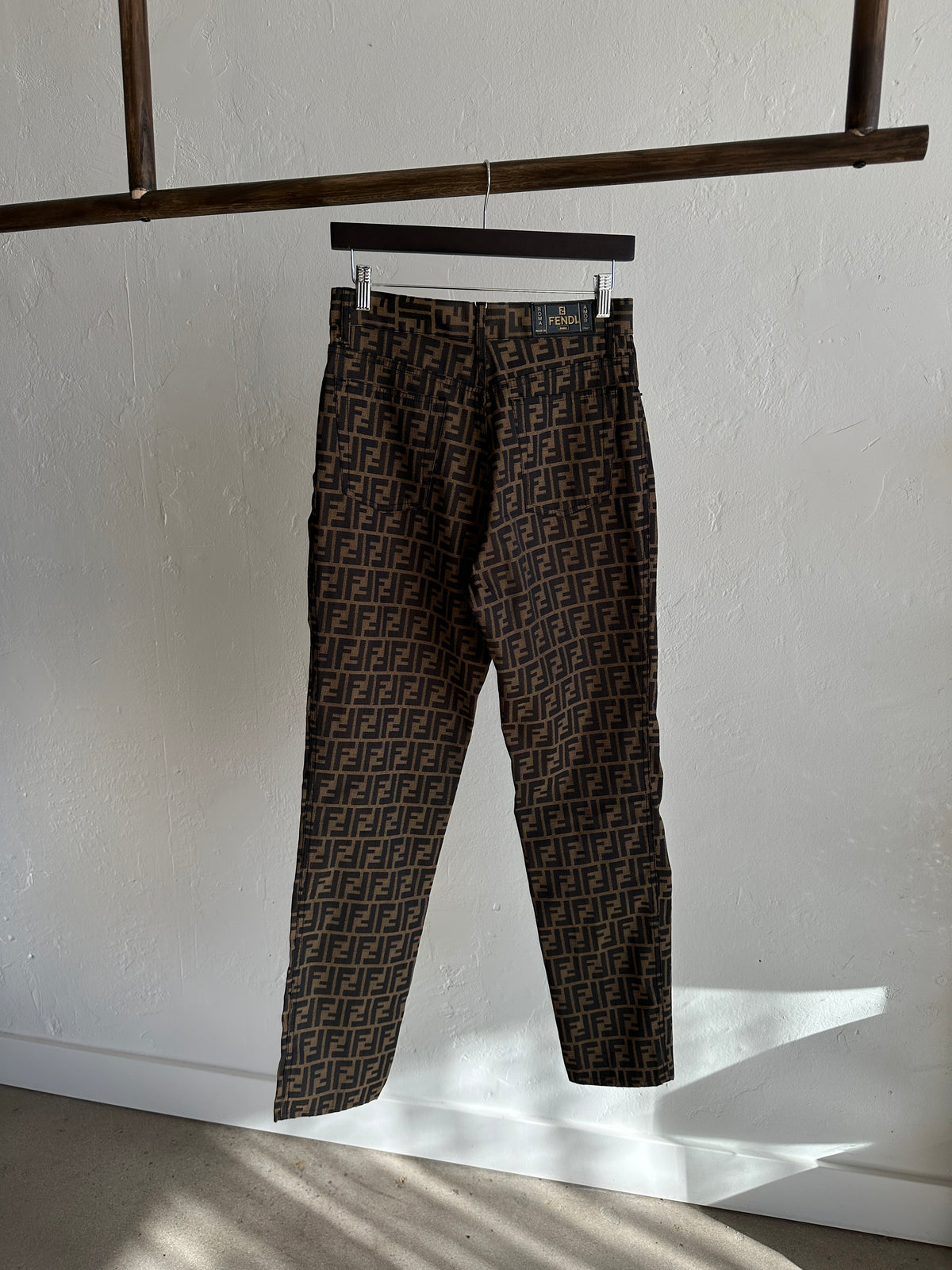 Fendi 90s Zucca Pattern Pants