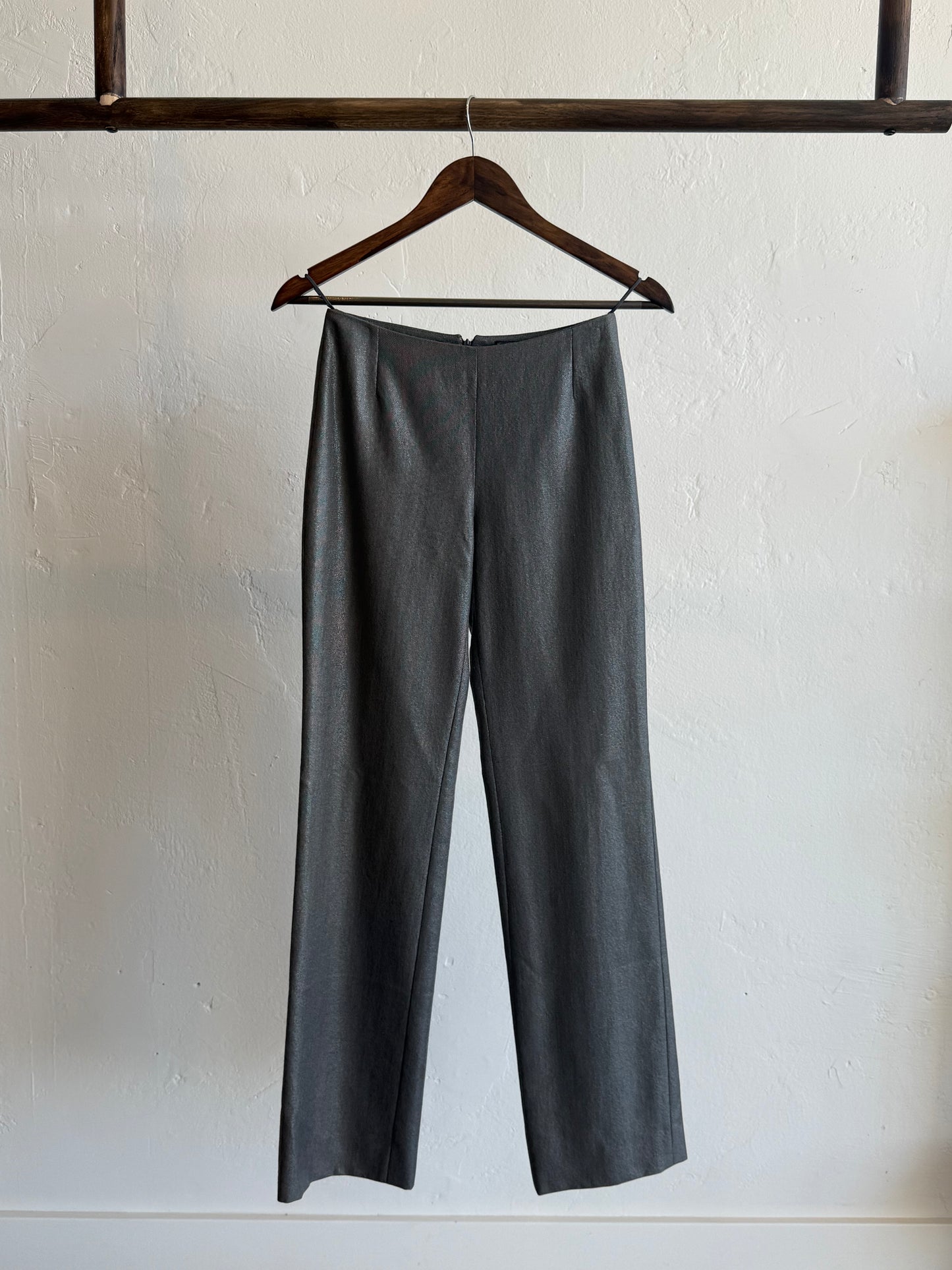 Gianni Versace Gray Straight Leg Trousers