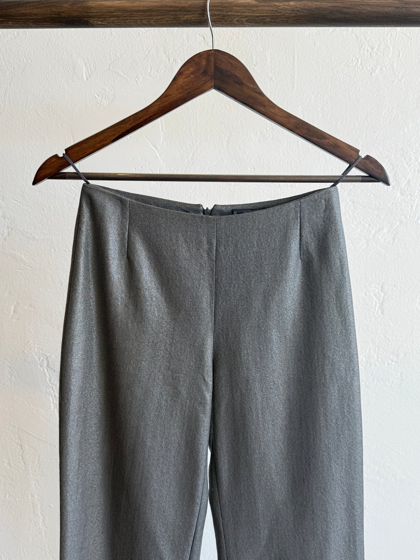 Gianni Versace Gray Straight Leg Trousers