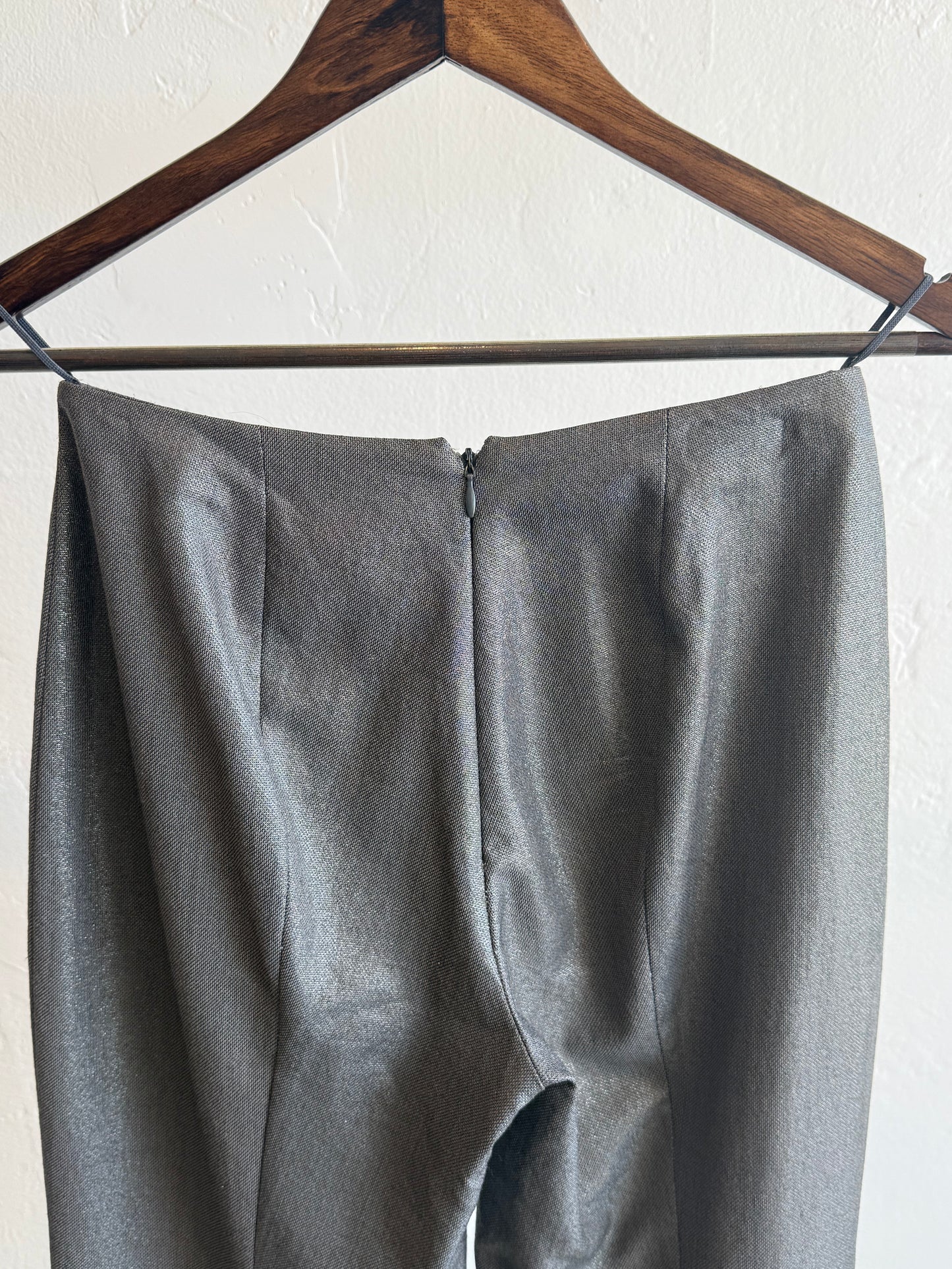 Gianni Versace Gray Straight Leg Trousers