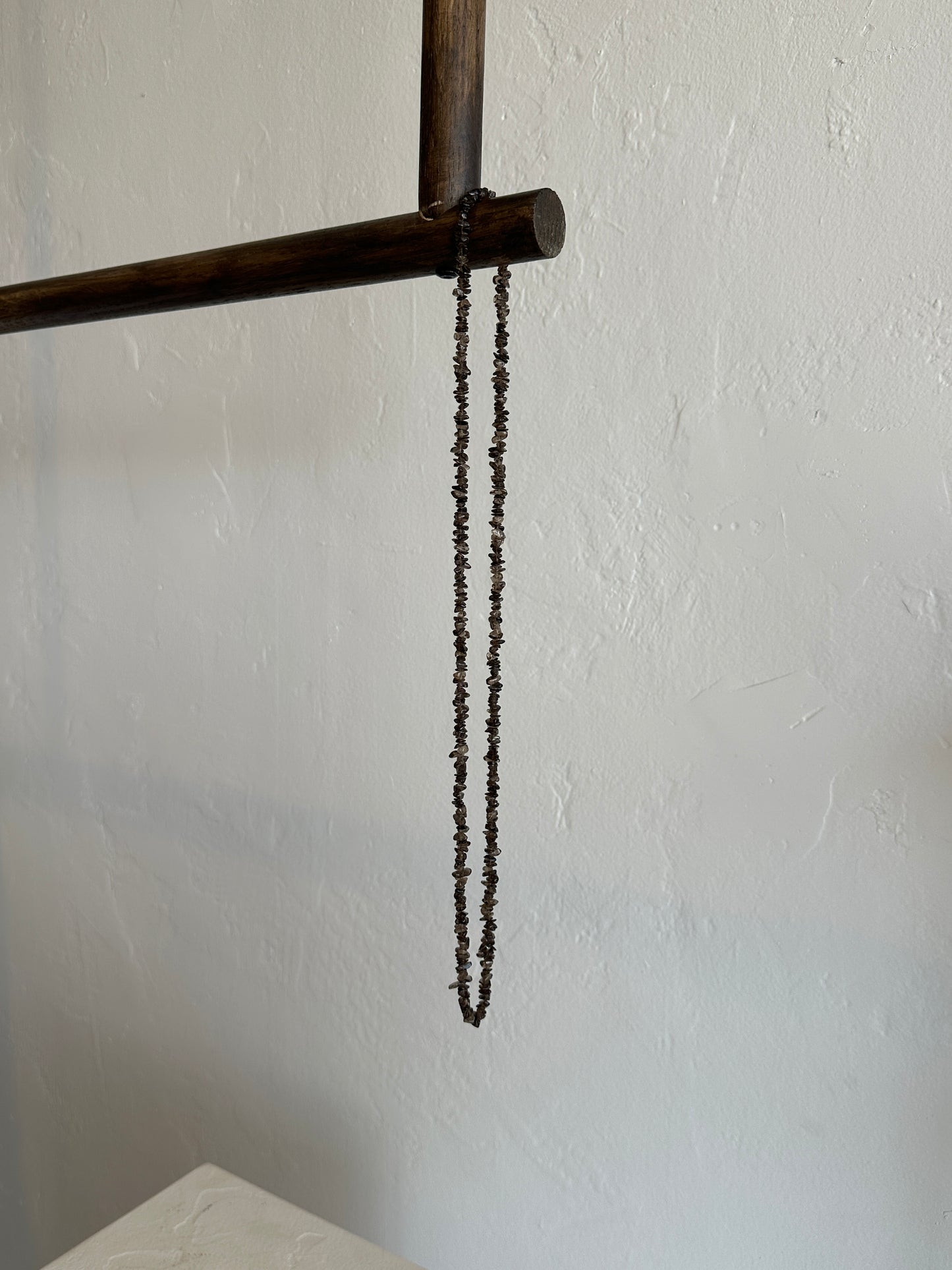 Vintage Smoky Quartz Chip Necklace