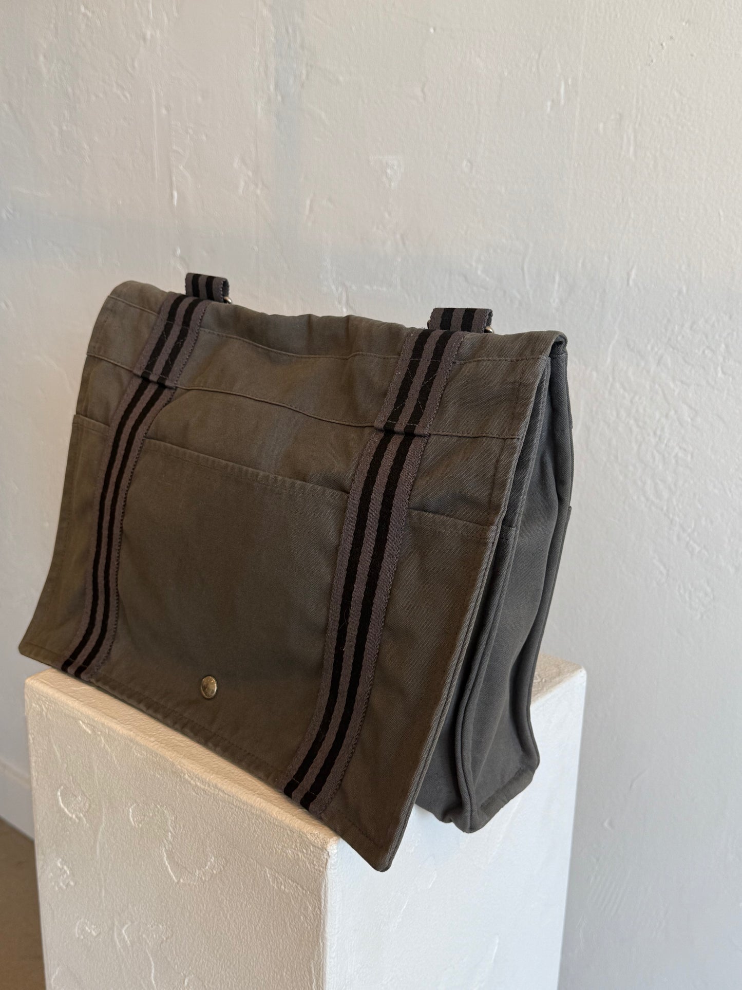 Hermès Toile Fourre Tout Messenger Bag