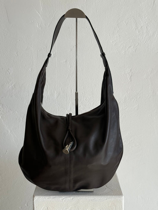 Burberry Leather Hobo Bag