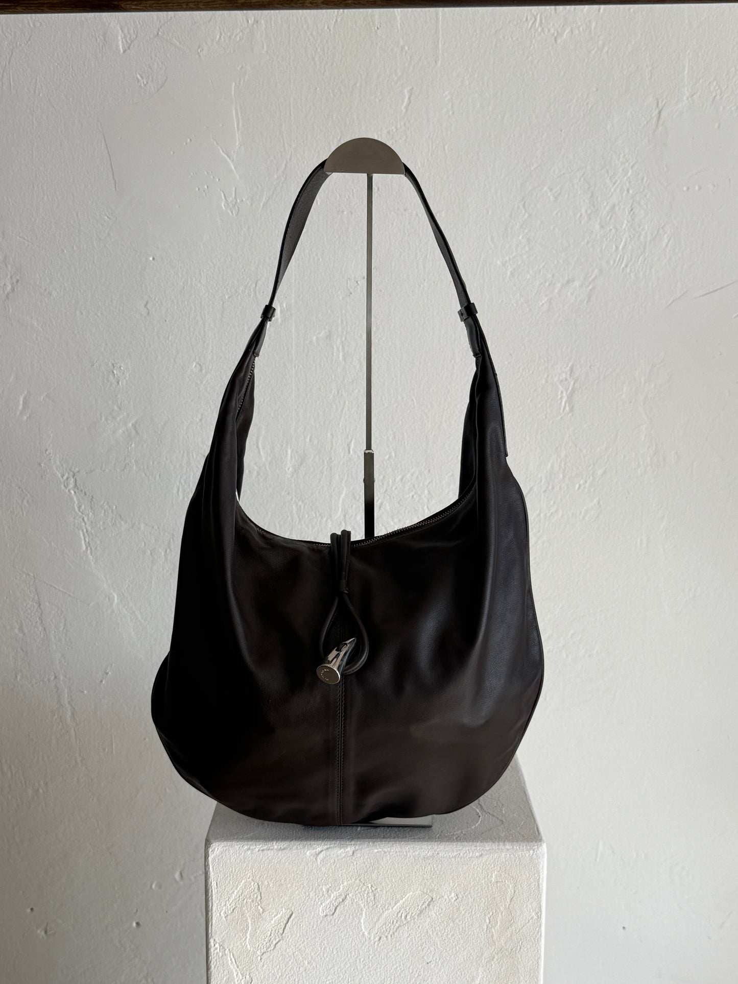 Burberry Leather Hobo Bag