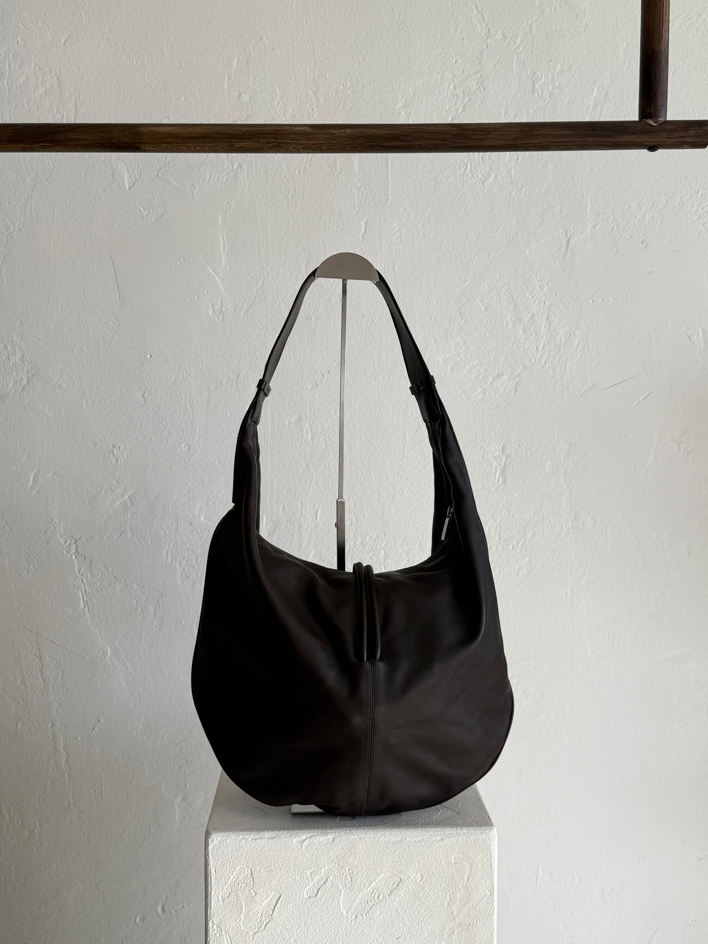 Burberry Leather Hobo Bag