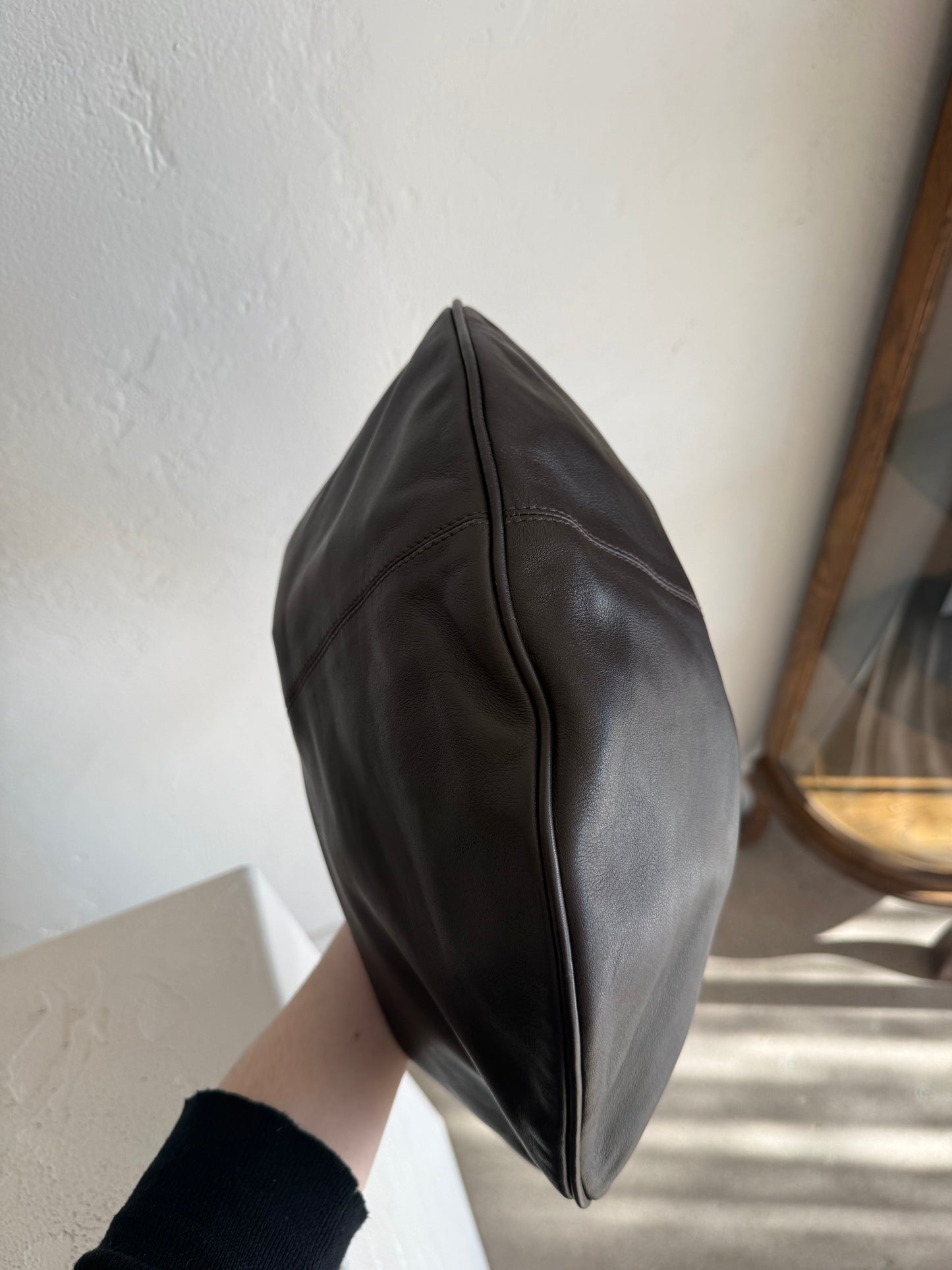 Burberry Leather Hobo Bag