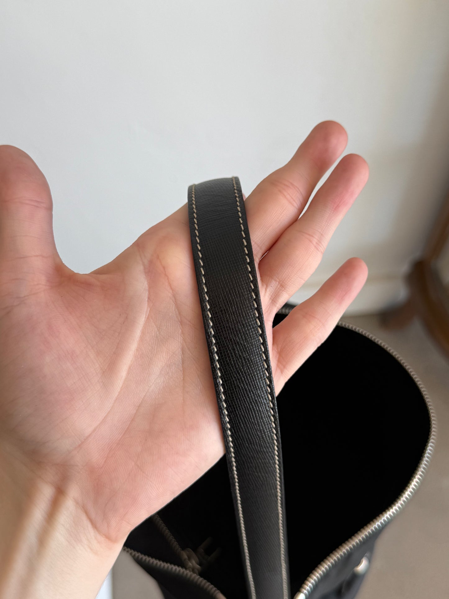 Prada Black Nylon Hobo Bag