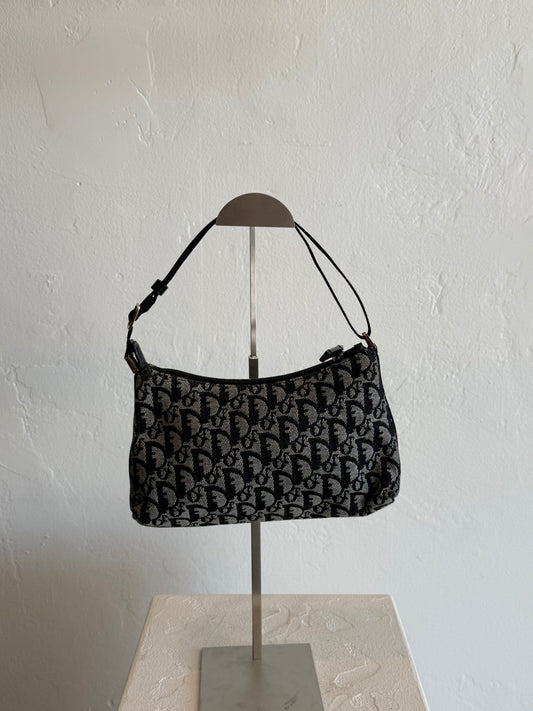 Dior Galliano Era Diorissimo Canvas Shoulder Bag