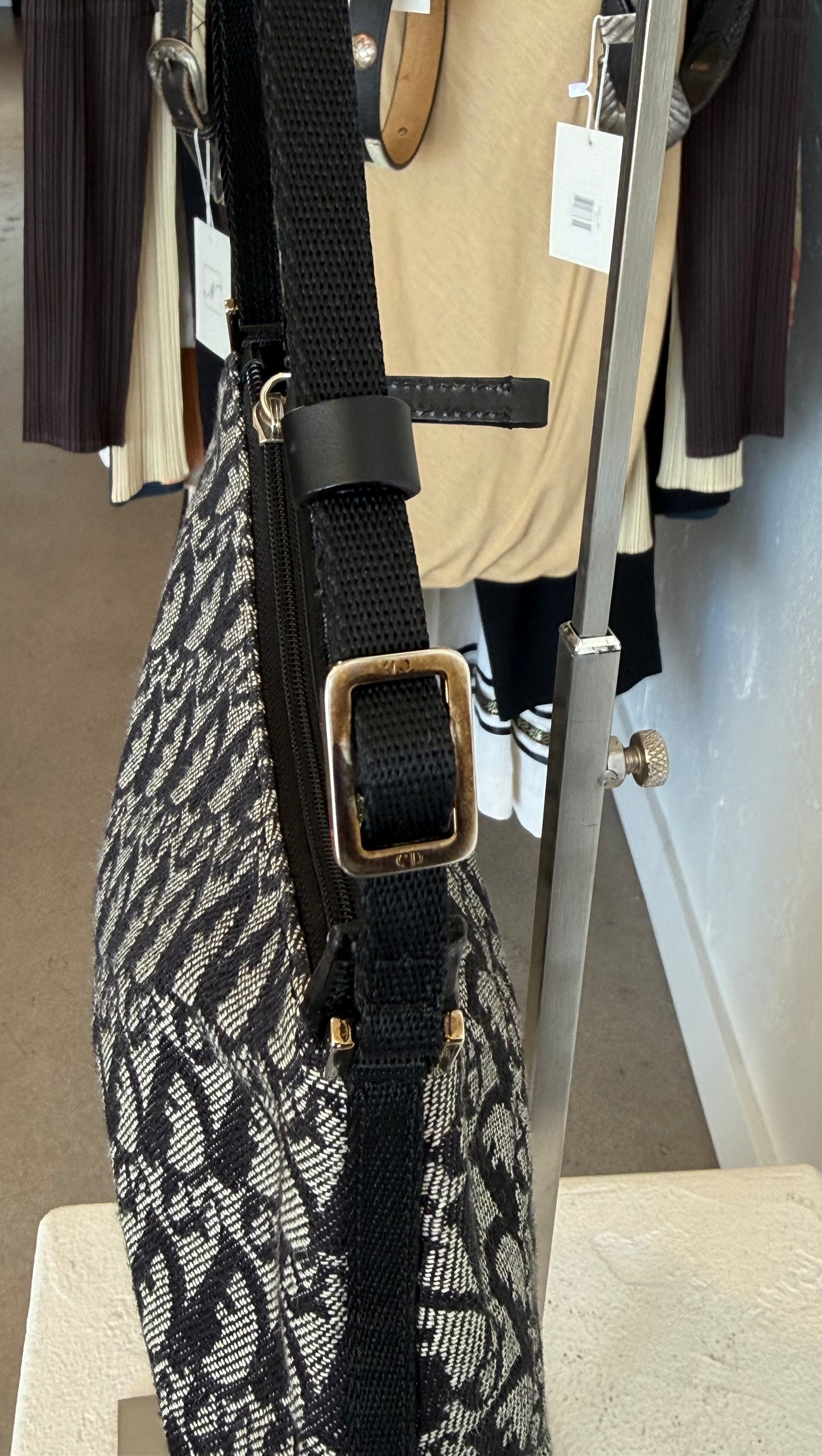 Dior Galliano Era Diorissimo Canvas Shoulder Bag