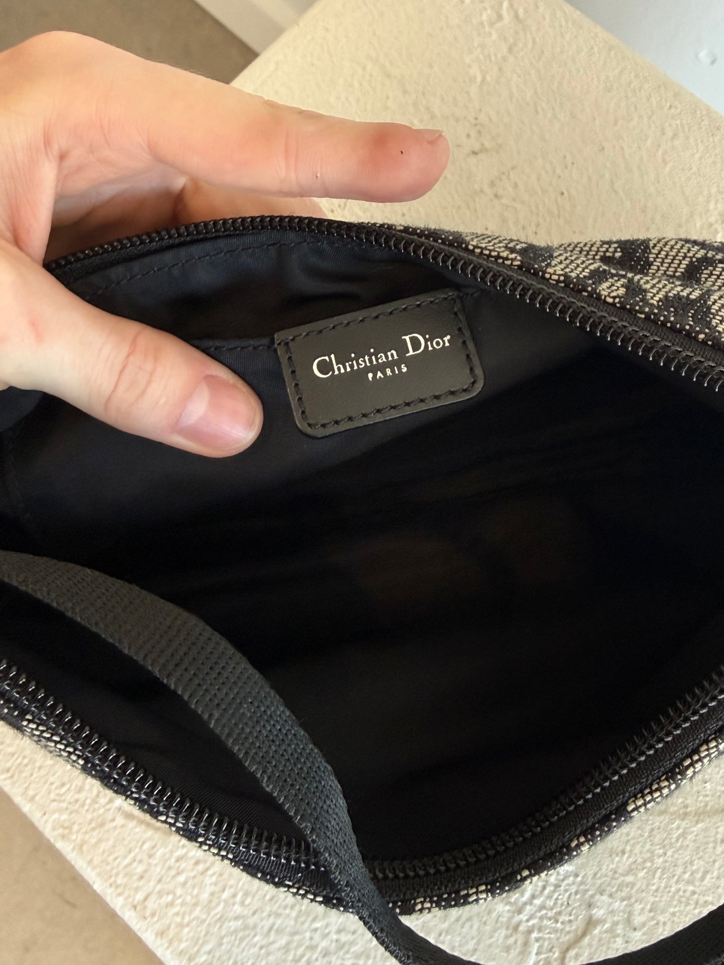 Dior Galliano Era Diorissimo Canvas Shoulder Bag